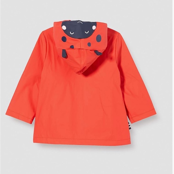 Girls Raincoat with ladybug hood - Picture 2 of 6